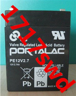 台湾进口GS蓄电池PORTALAC 12V2.7AH扩音机 播音器电池PE12V2.7