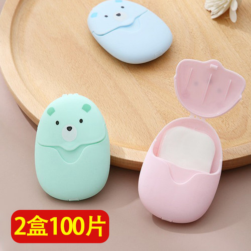 一次性便携香皂纸旅行洗手片