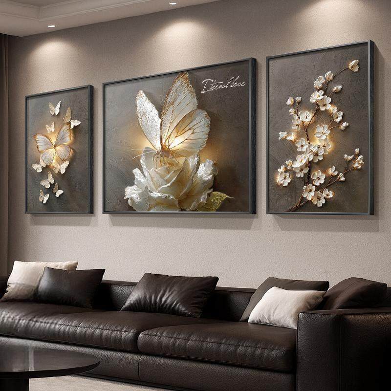 轻奢高级感客厅装饰画北欧风沙发背景墙挂画抽象艺术2026新款壁画