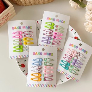 儿童碎发夹彩色小号bb夹不伤发宝宝夹子婴儿发夹头饰发卡