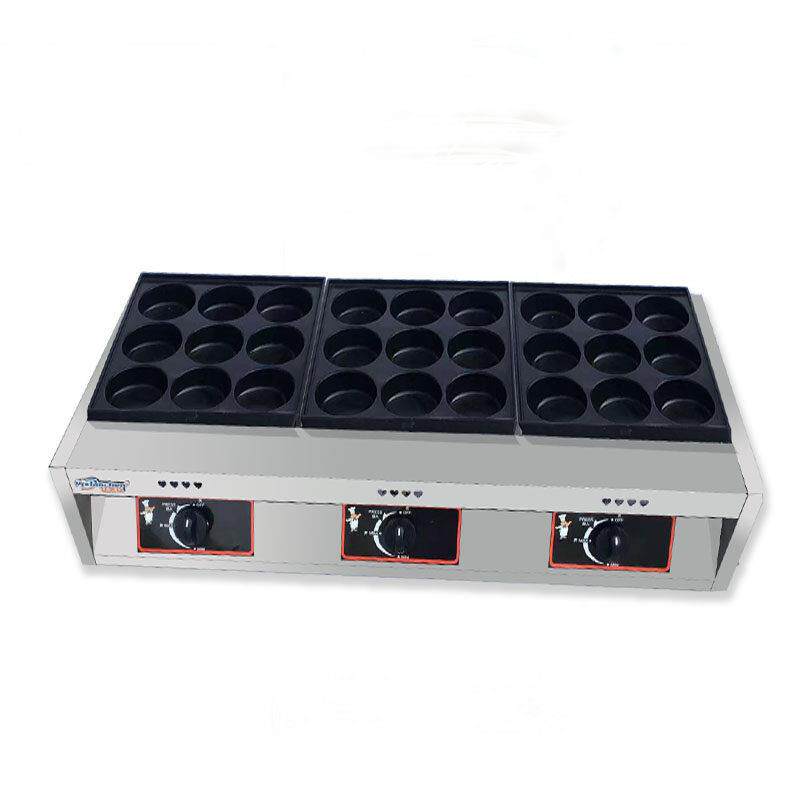 亿笑臣车轮饼机商用燃气鸡蛋汉堡炉煎鸡蛋煎饼多规格电热烤饼机