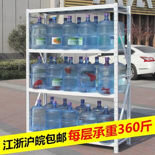 轻型仓储钢制货架中型 置物架地下室角钢简易货架 储藏室角铁货架