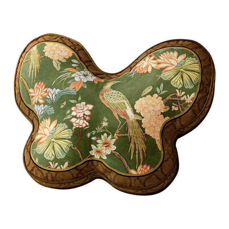 栖春山抱枕沙发客厅轻奢高级感新中式长条床上靠枕睡觉靠垫可定制