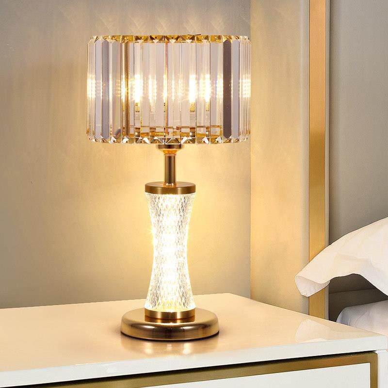 高端主卧台灯床头灯卧室客厅欧式高级感水晶轻奢现代简约装饰灯具