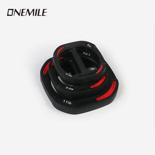 鳄鱼嘴跳操来美PU深蹲家用健身手抓20KG套装举重男女士铸铁杠铃