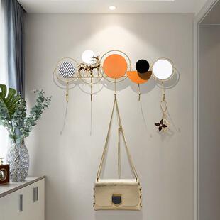 挂钥匙进门玄关挂衣钩轻奢创意门后衣服挂钩入户门挂衣架壁挂墙上