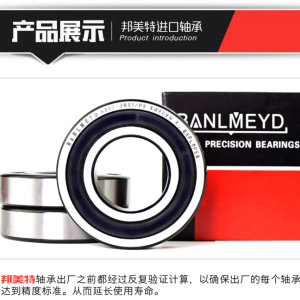防水BMD进口不锈钢轴承S6007 6008 6009 6010 6011 6012 6013胶盖