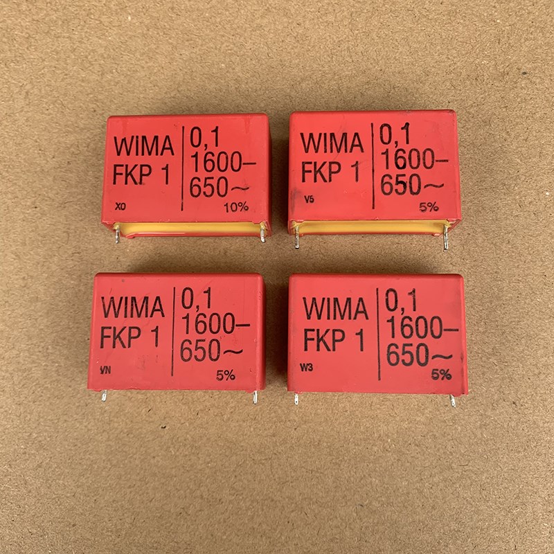 二手拆机德国威马 WIMA FKP1 1600V 0.1UF 脚距38mm 薄膜电容