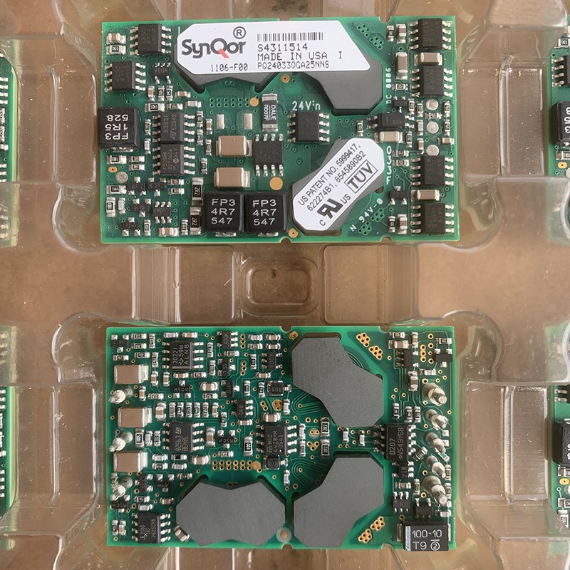 全新进口美国 SYNQOR PQ24033QGA25NNS 24V转3.3V 25A 电源模块