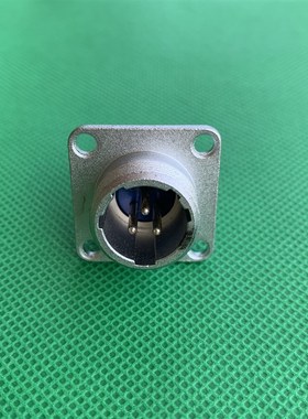 日本七星 NANABOSHI 3芯公插座 开孔16mm 螺纹外直径约17.85mm