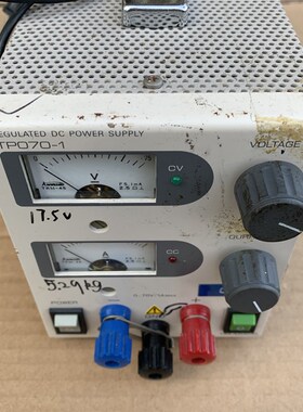 二手日本高砂 TAKASAGO TP070-1 0-70V 0-1A 工频线性可调电源