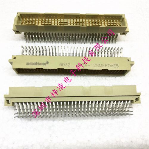 诺凌 6032 A03A-128MEROAE5 欧式插座 128P 弯公 弯针 连接器