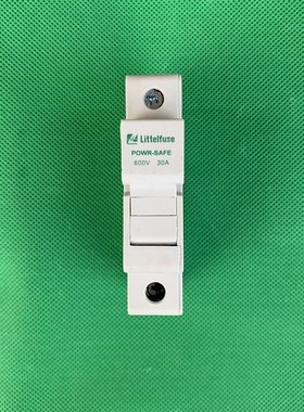 拆机美国力特littelfuse POWR-SAFE 600V 30A 10X38mm 熔断器底座