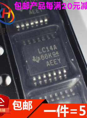 全新 SN74LVC14APWR LC14A TSSOP-14(5只)