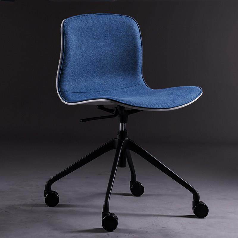 电脑椅家用舒适小型书桌转椅设计师升降座椅靠背会议前台办公椅子