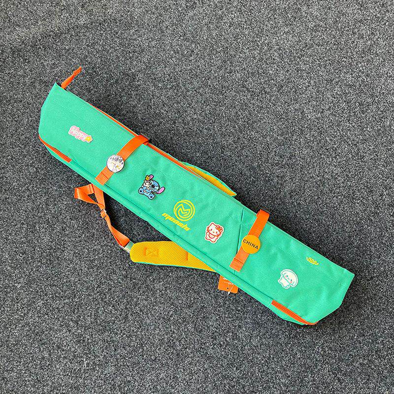 莫兰迪新款台球杆包九孔大头杆包九球杆袋超大容量高颜质1/2杆桶