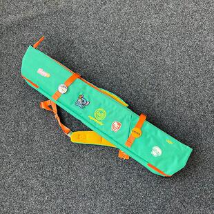 莫兰迪新款台球杆包九孔大头杆包九球杆袋超大容量高颜质1/2杆桶