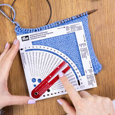 德国prym密度尺编织测量尺 测针尺611735