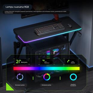 卓猫双层可调高度主机箱托架移动工作台rgb灯光主机底座创世神