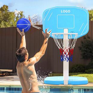 民宿别墅泳池岸上篮球架排球网亲子水育早教互动团建派对水上运动