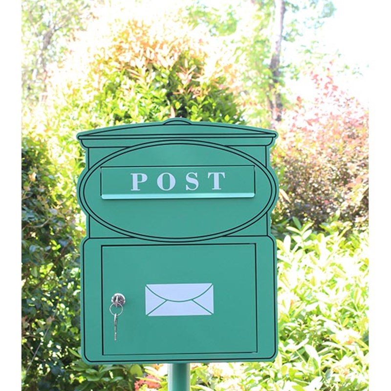 JHC-2301 新 邮筒造型挂墙式 立杆式信箱 收信箱 别墅花园装饰箱