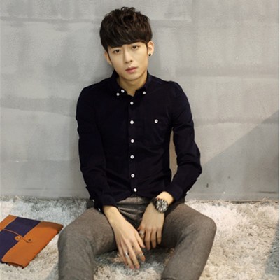 样板房衣帽间衣服道具白色粉红深蓝色男士衬衫摆件商务职业装长袖