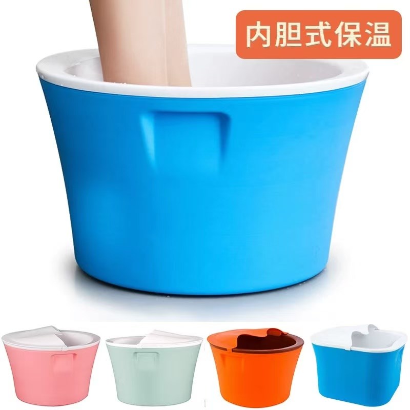 泡脚桶保温洗脚盆家用泡脚盆洗脚桶加厚足浴盆冬天过小腿足浴桶
