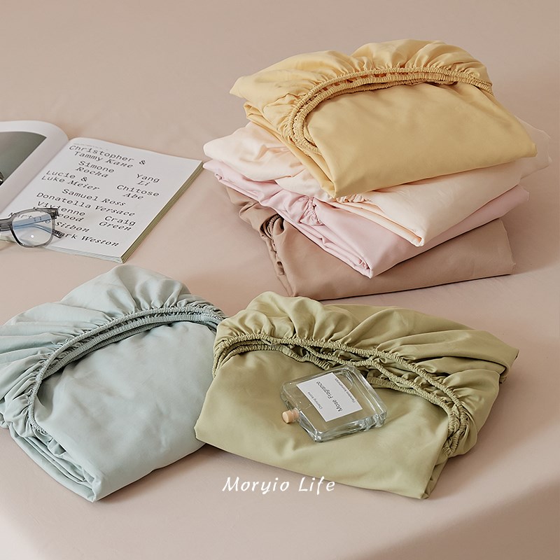 木悠高支100s全棉磨毛单人宿舍床单单件秋冬保暖加厚纯棉床笠床罩