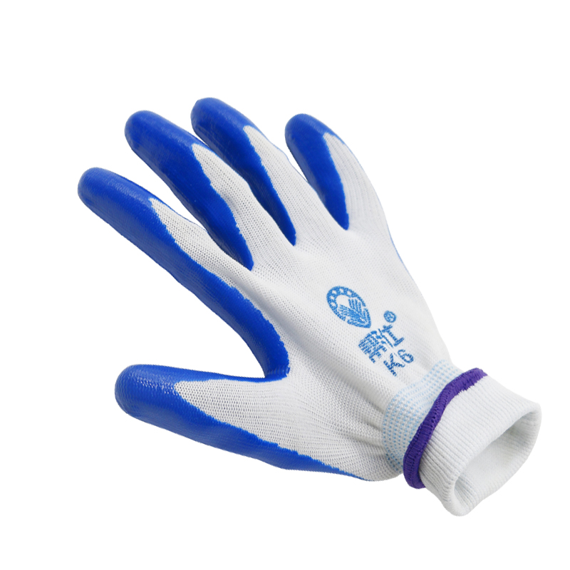 手套劳保用品店男浸胶防护耐磨工地工作薄款乳胶防滑干活耐油丁腈