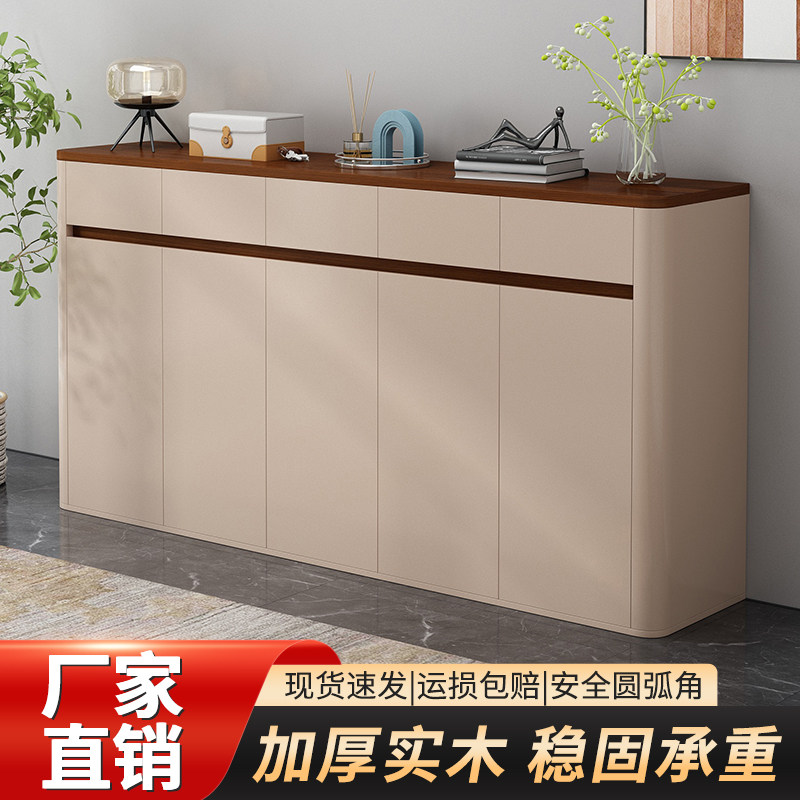 鞋柜家用门口一体靠墙入户玄关柜现代简约客厅储物柜子置物收纳柜