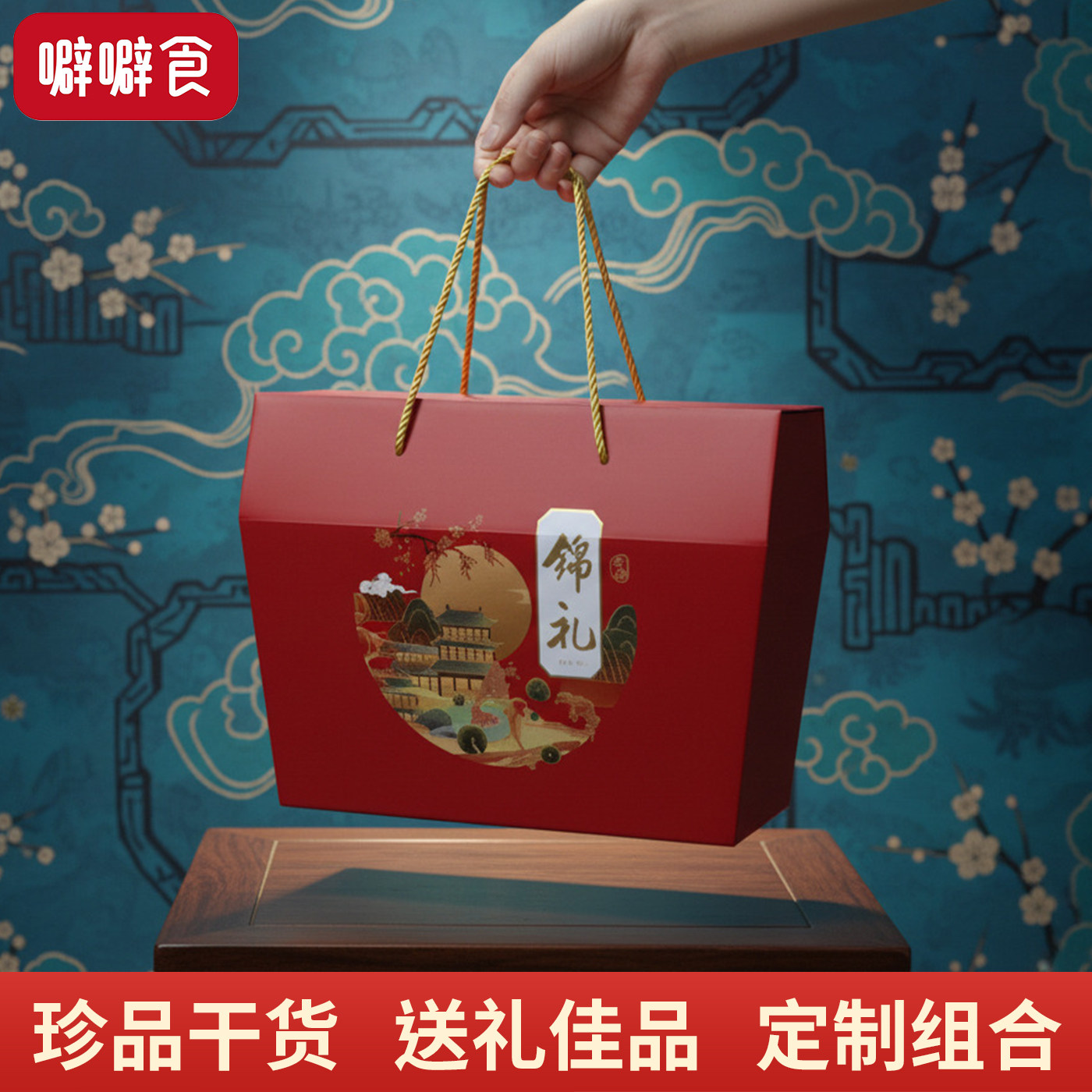 【干货礼盒】节日送礼佳品新鲜当季定制组合团购批发菌菇海产品