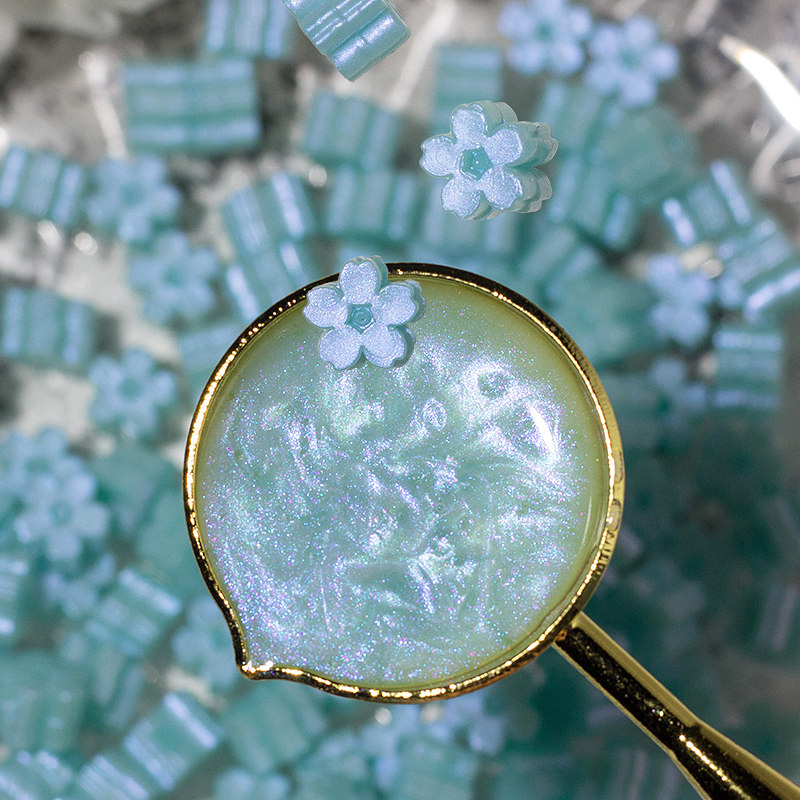 墨下特调【极光系列Vol.2】樱花火漆蜡分装火漆印章珠光蜡粒套装