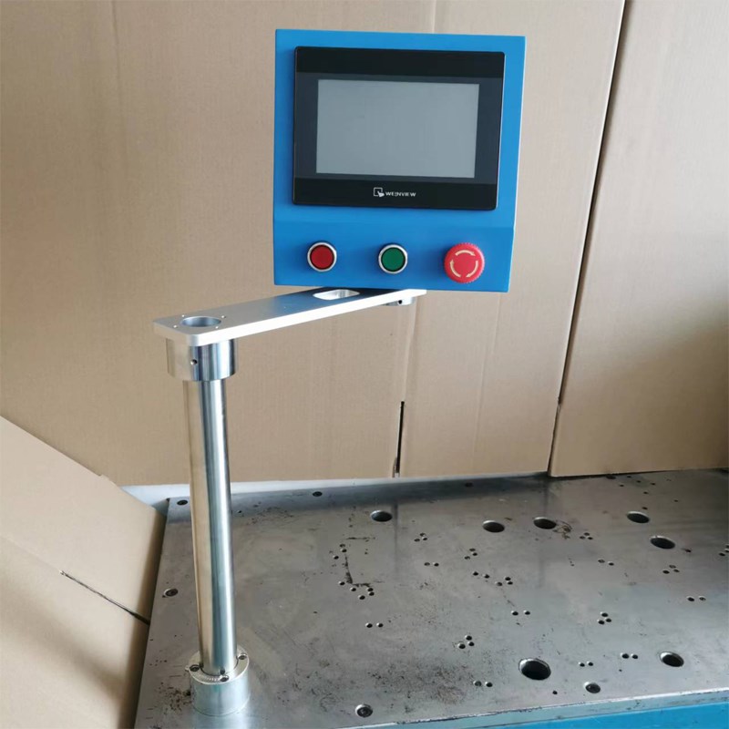 悬臂式7寸触摸屏安装盒10寸人机界面摆臂支架PLC操作箱摇臂控制箱