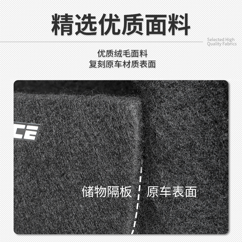23款宝马新X1iX1三系i3X3iX3X4后备箱储物隔板收纳改装车内饰用品