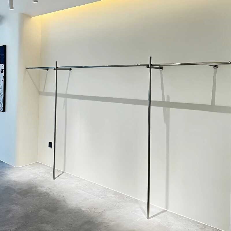 服装店衣服展示架上墙女装店专用货架婚纱店陈列架挂衣架子落地式