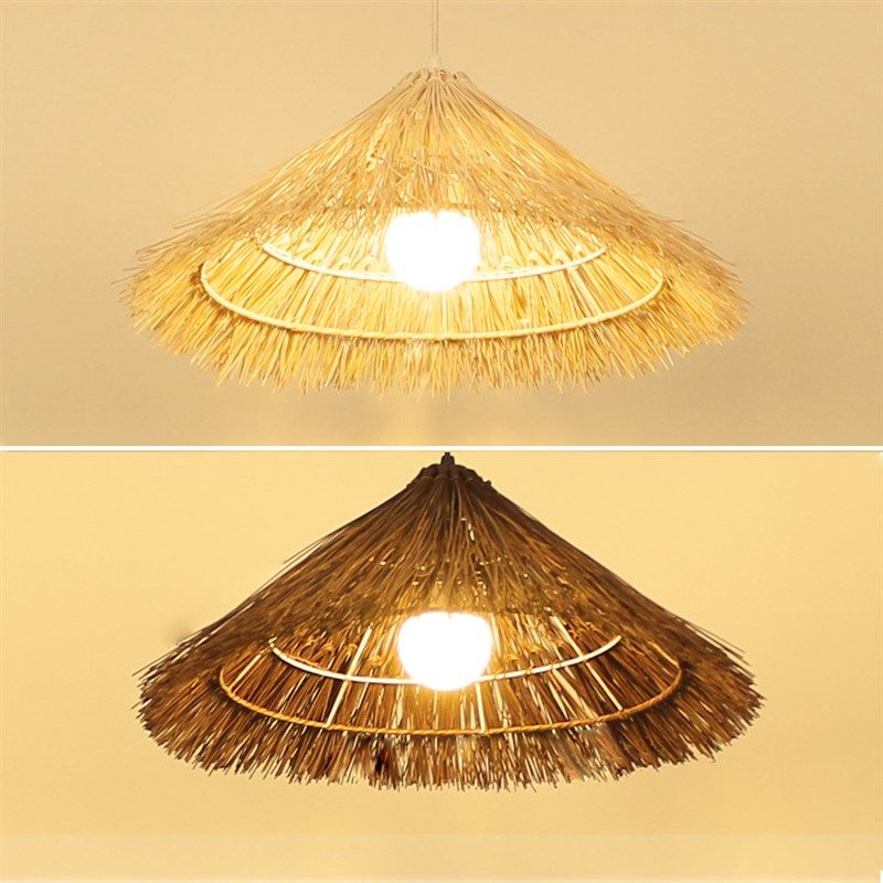 草帽灯茅草复古怀旧中式饭店餐厅火锅店装饰灯罩烧烤店铺商用吊灯,家装灯饰光源,酒店/宴会厅/餐饮吊灯,淘宝优惠券,粉丝福利购,淘宝优惠卷