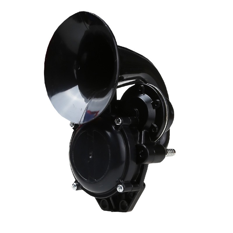 12/24V通用汽车货车工程车改装车电控气双管三管鸣笛电气蜗牛喇叭