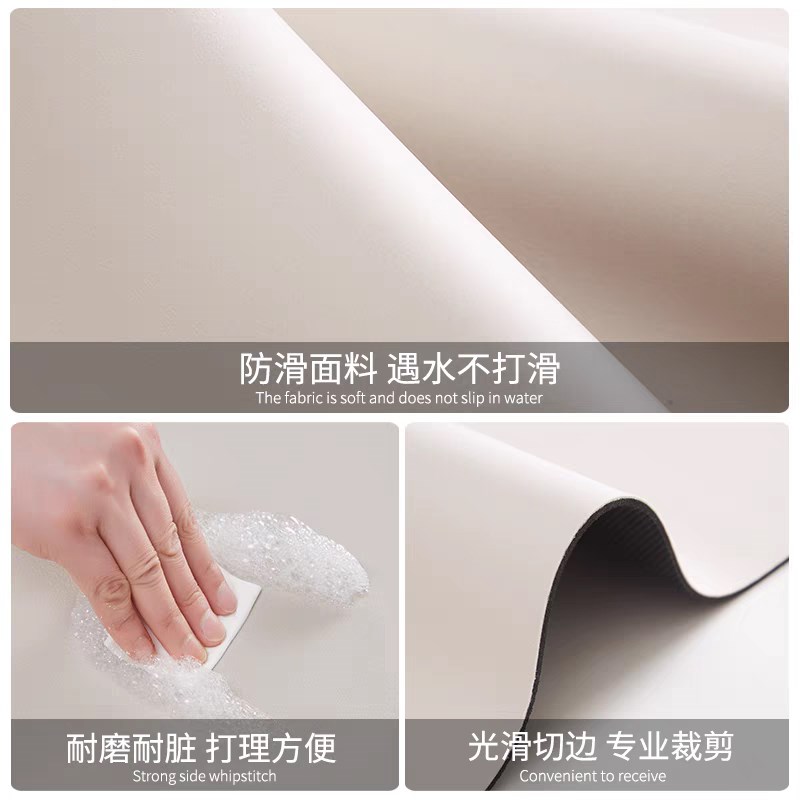 厨房地垫L型防滑防水防油可擦免洗耐脏脚垫吸水加厚地毯7字型