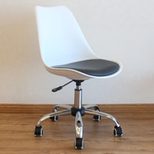 电脑椅现代懒时尚 书桌办公升降转滑轮靠背座学生小