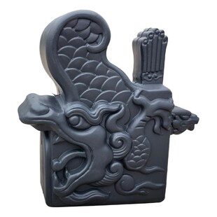 大正吻门头一体瓦仿古屋檐树脂瓦新搭配塑料屋顶龙头装饰