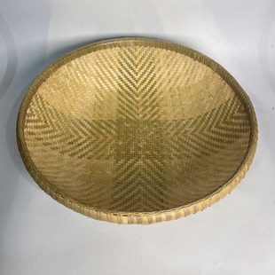 精编专做水丸药匾精编簸箕制茶竹匾无孔晒盘中药水丸蜜丸工具盘子