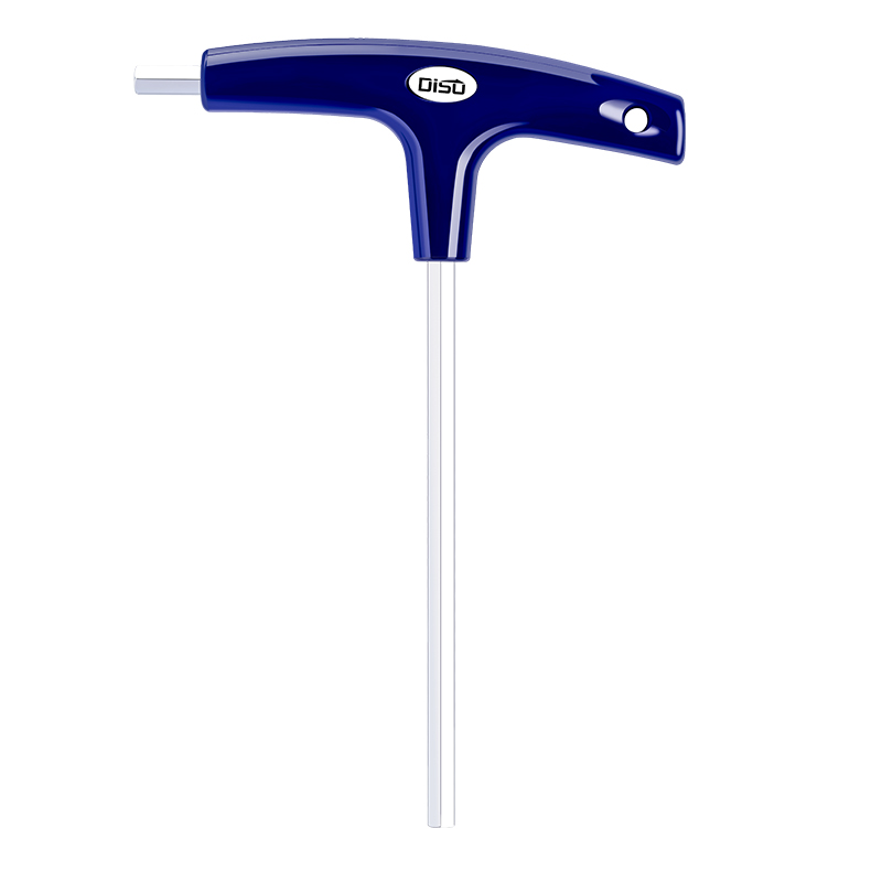 迪速T型内六角扳手单个带手柄两用S2加硬平头T字内六方板手m2-8号