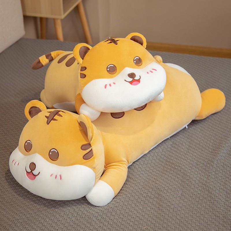 可爱老虎毛绒玩具公仔超软抱枕女生睡觉大号娃娃生肖虎公仔玩偶男