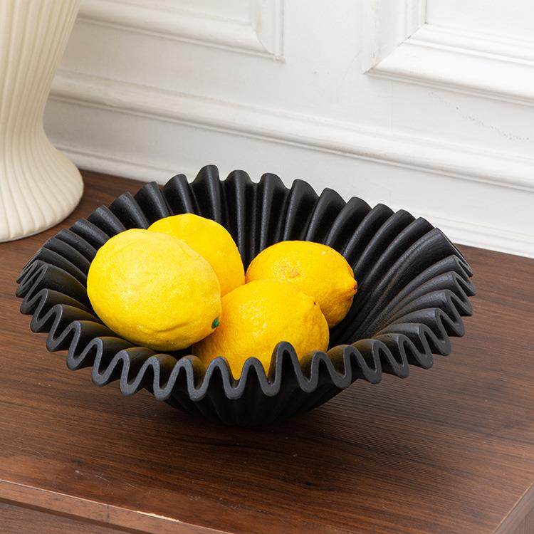 黑色中古果盘餐桌茶几桌面收纳法式果碗装饰艺术摆件民宿软装饰品,农用物资,其他肥料,淘宝优惠券,粉丝福利购,淘宝优惠卷