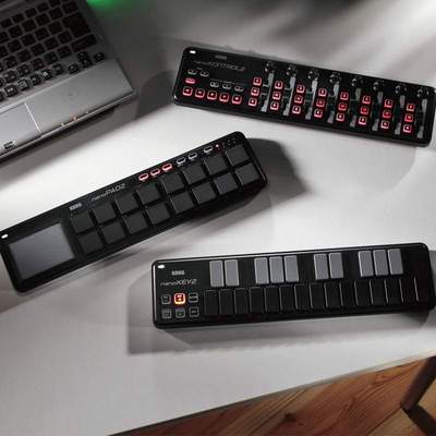 科音KORG Nano Kontrol2/Key2/Pad2 便携MIDI控制器电音打击垫