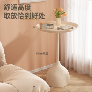 创意床头柜家用沙发边几置物架卧室阳台可移动迷你桌子小户型茶几