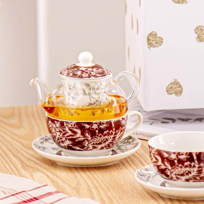 派一摩登家复古陶瓷子母壶套装英式杯碟下午茶高档茶具茶壶礼盒装,餐饮具,茶壶,淘宝优惠券,粉丝福利购,淘宝优惠卷
