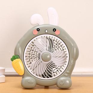 9寸插电小风扇卡通电风扇家用电风扇小型台式 强力办公室桌面台扇
