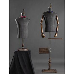 服装店沙洗男装模特道具套装假人半身男装店模特展示架全身