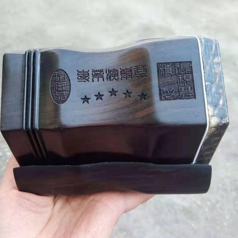 二胡琴筒大音量黑檀二胡筒带底座销直二胡乐器配件琴筒已蒙皮
